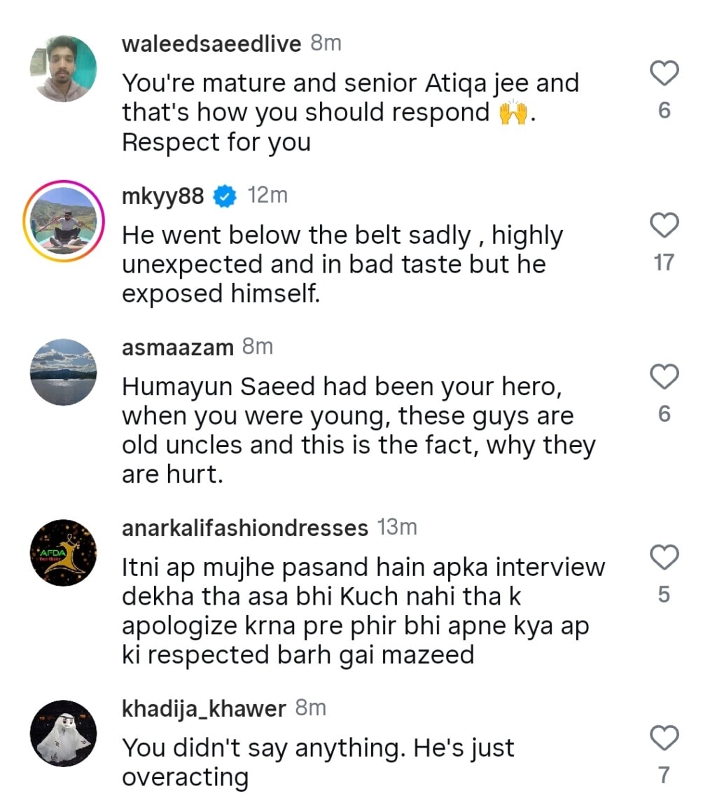Atiqa Odho Apologizes to Fahad Mustafa