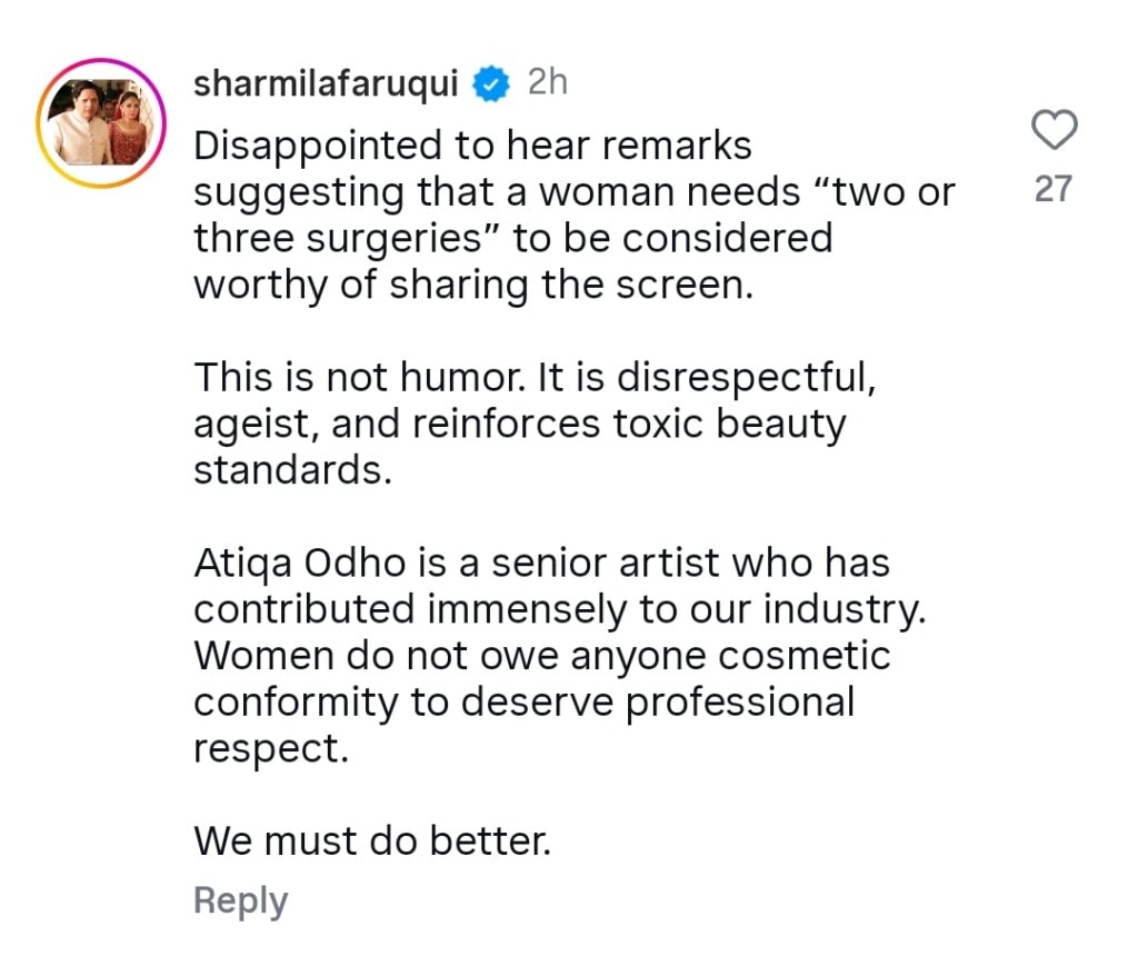 Fahad Mustafa Faces Celebrity Backlash After Jibe at Atiqa Odho