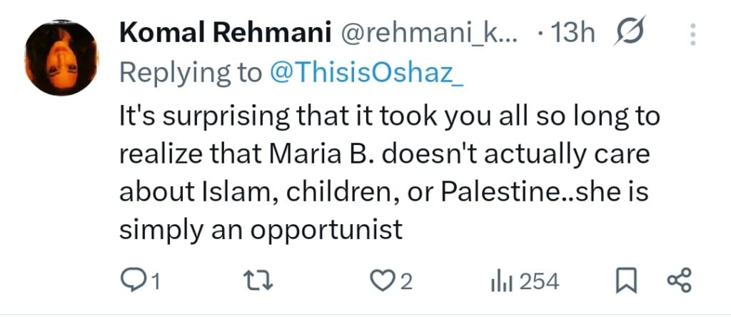 Maria B and Mehrub Moiz Awan Clash Gets Intense