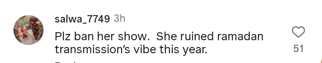 Saba Faisal Calls Fiza Ali Sharpasand