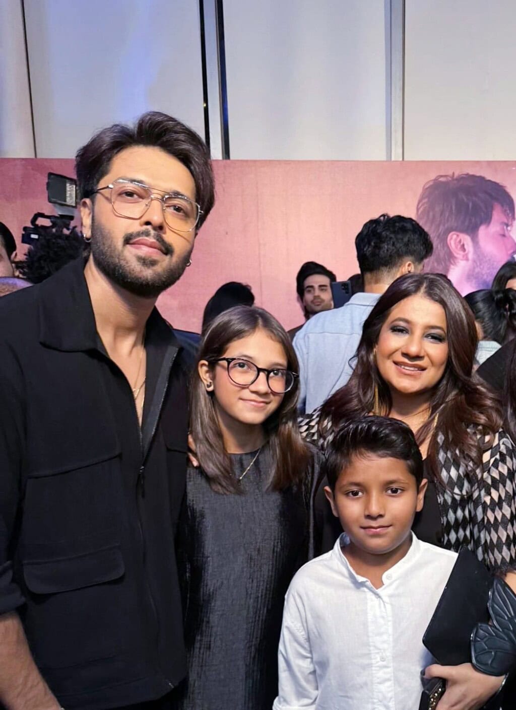 Fahad Mustafa Spotted With Wife Sana At Son’s Birthday