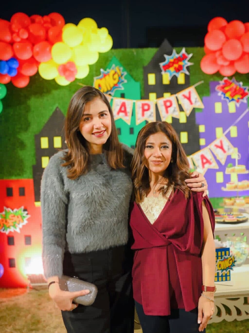Fahad Mustafa Spotted With Wife Sana At Son’s Birthday