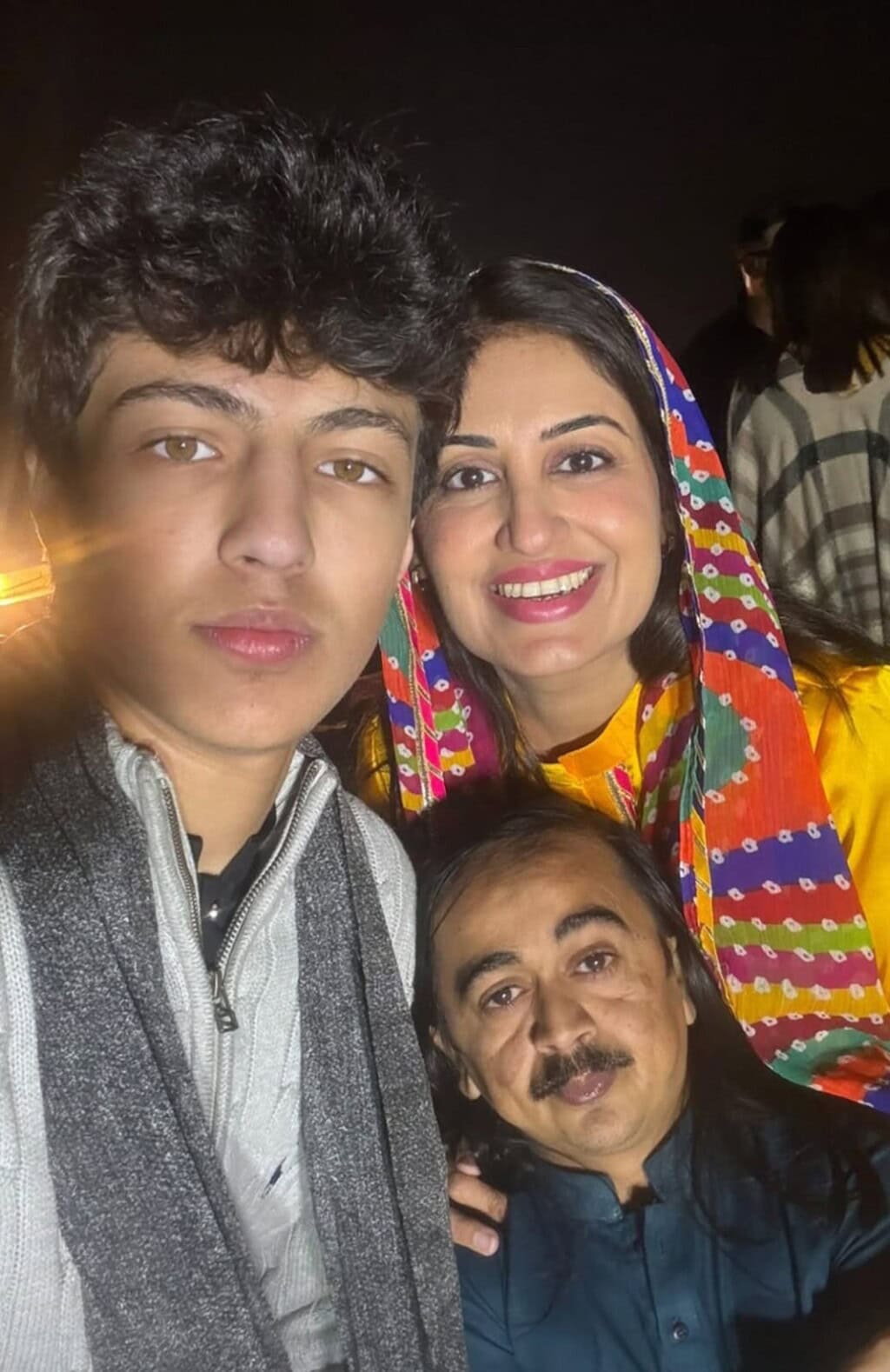 Iqrar Ul Hassan’s Three Wives Celebrate Basant Together