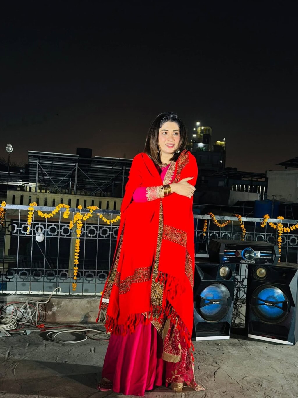 Iqrar Ul Hassan’s Three Wives Celebrate Basant Together