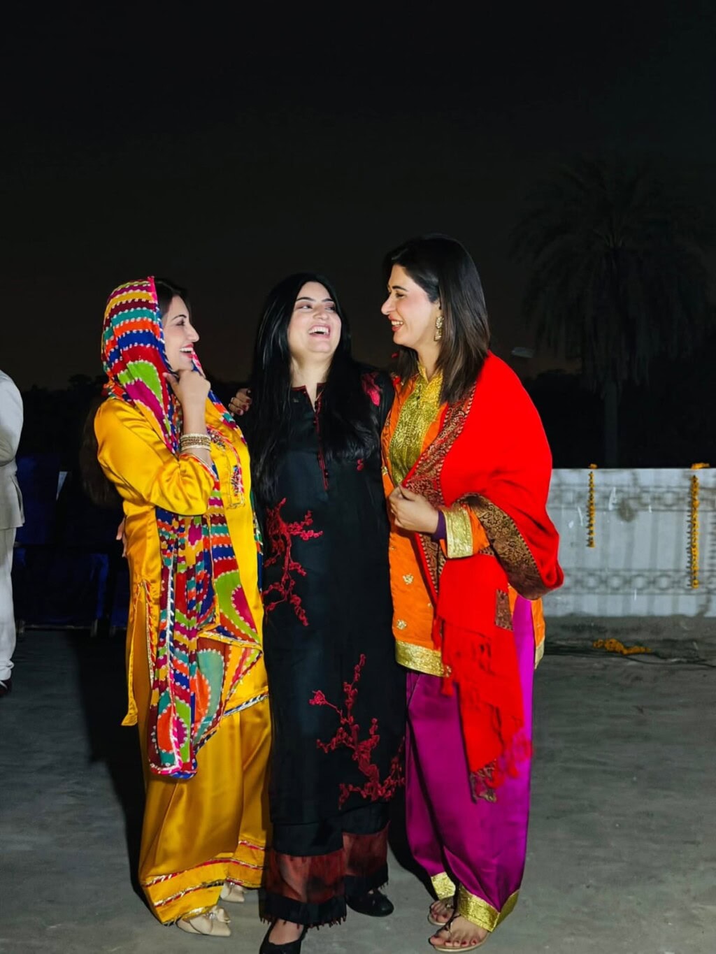 Iqrar Ul Hassan’s Three Wives Celebrate Basant Together