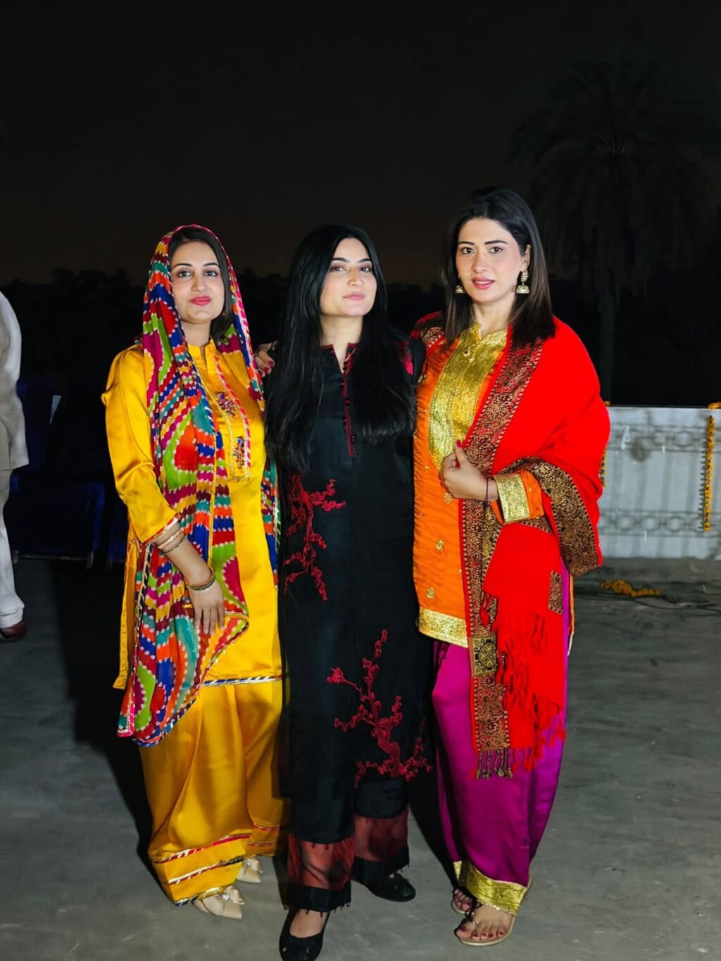 Iqrar Ul Hassan’s Three Wives Celebrate Basant Together