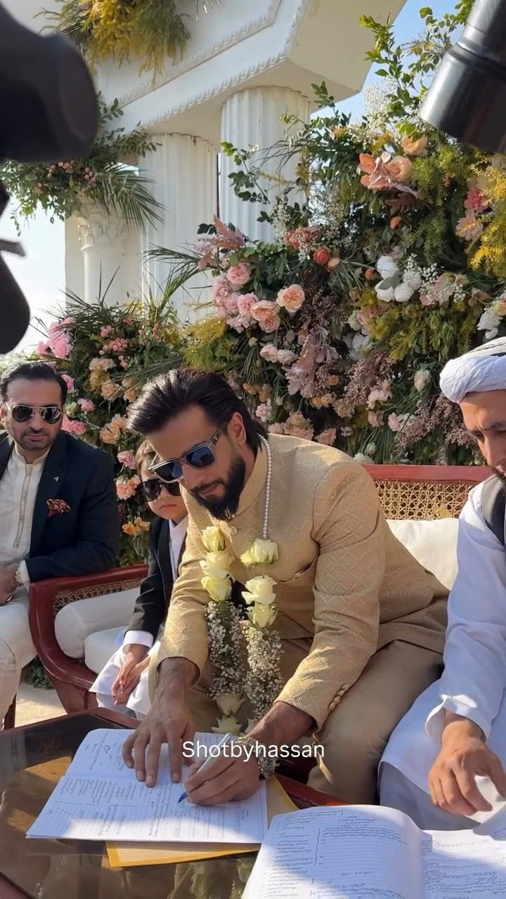 Imad Wasim & Nyla Rajah Wedding Moments