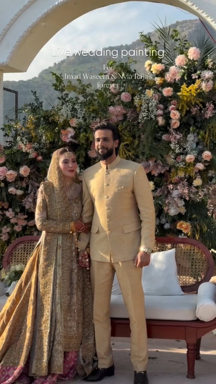 Imad Wasim & Nyla Rajah Wedding Moments