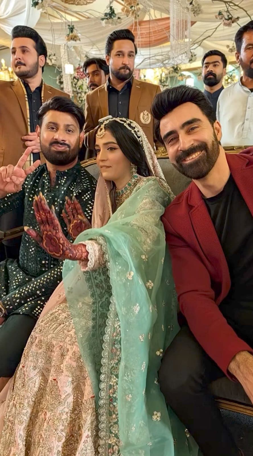 Laiba Khan Star-Studded Mehndi Pictures