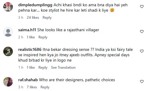 Sabeena Syed & Khaqan Shahnawaz Barat Looks Criticized