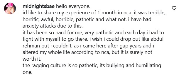 Young Influencer Abdul Rehman Asim Exposes NCA Bullying Culture