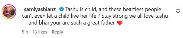 Zartasha Kashif’s Father Defends Her Against Trolling