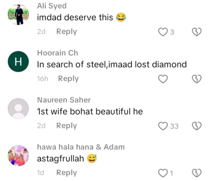 Imad Wasim’s Second Wife Nyla Rajah’s Real Skin Trolled
