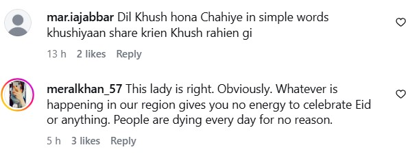 Resham’s Unusual Statement About Eid Sparks Debate