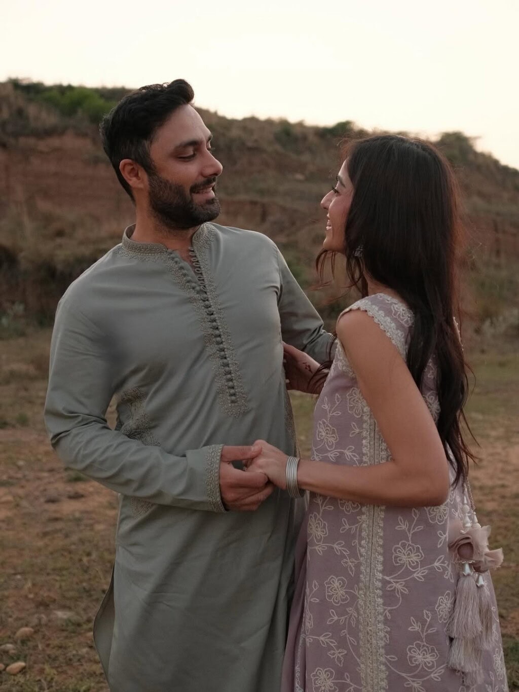 Ahmed Ali Akbar Eid Pictures with Wife