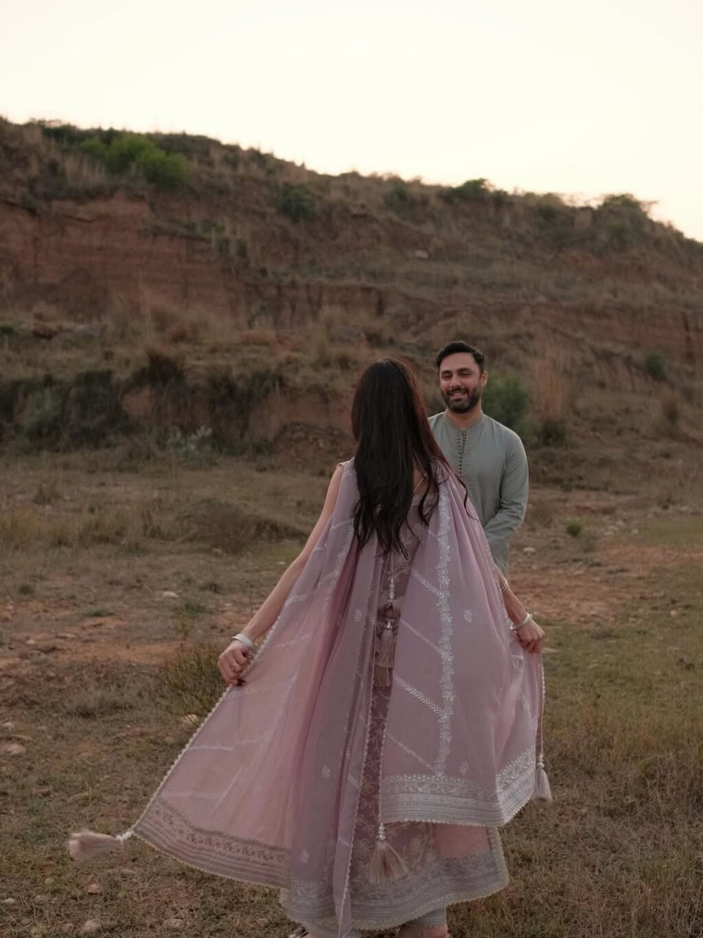 Ahmed Ali Akbar Eid Pictures with Wife