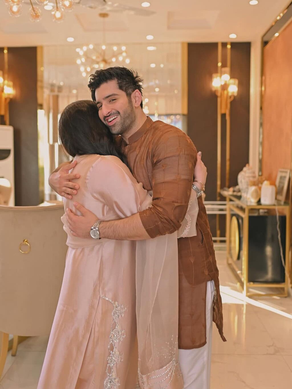 Aiman Khan and Muneeb Butt Eid Pictures