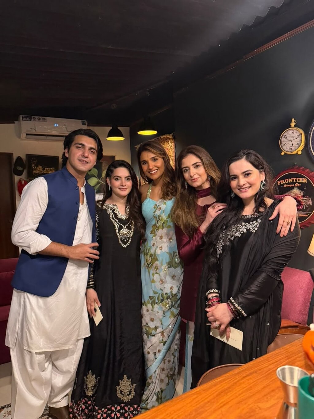 Pictures from Aiman Khan & Minal Khan’s Star Studded Eid Party