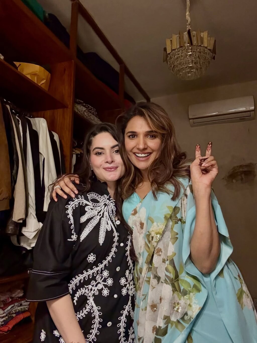 Pictures from Aiman Khan & Minal Khan’s Star Studded Eid Party