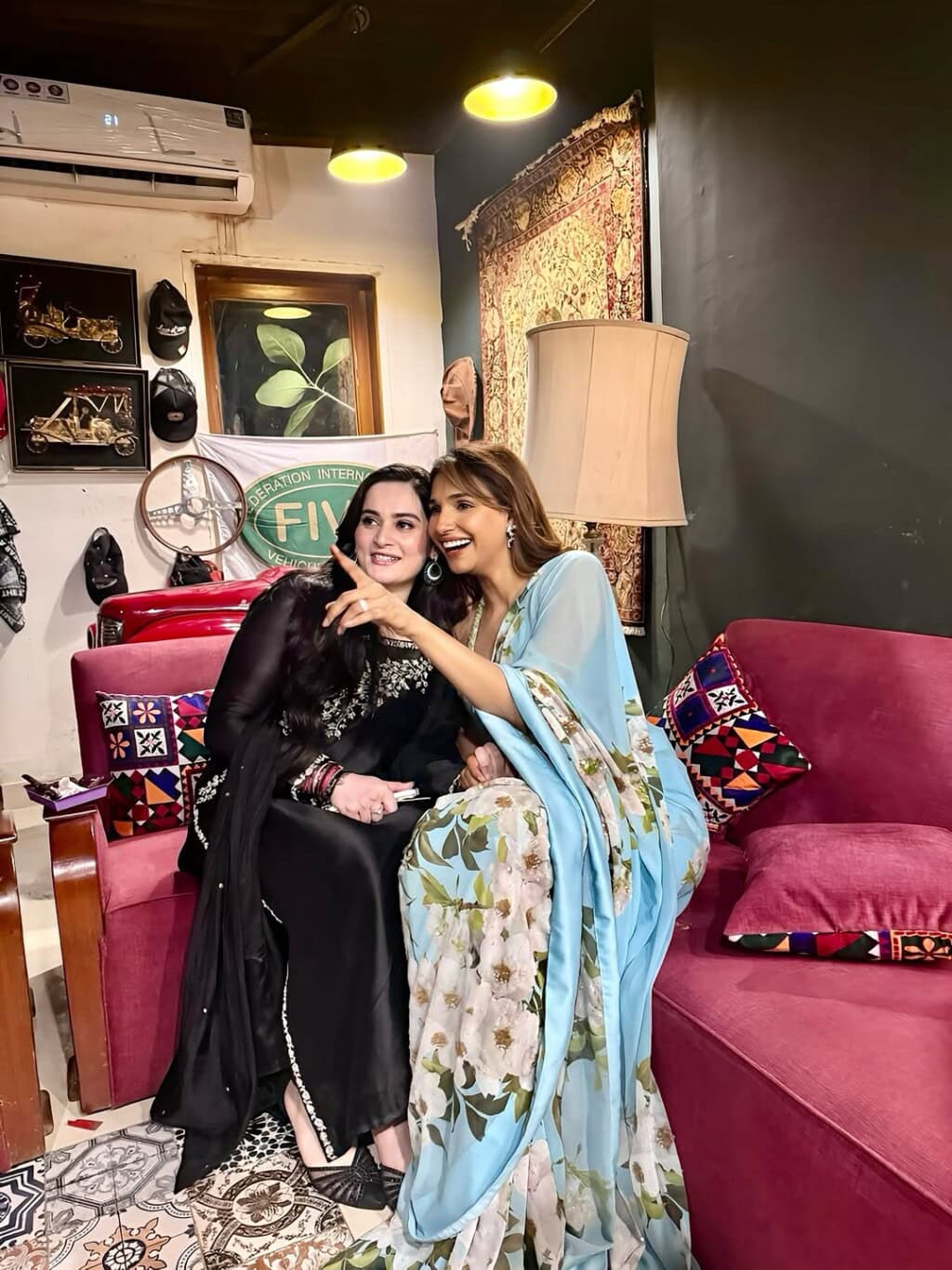 Pictures from Aiman Khan & Minal Khan’s Star Studded Eid Party