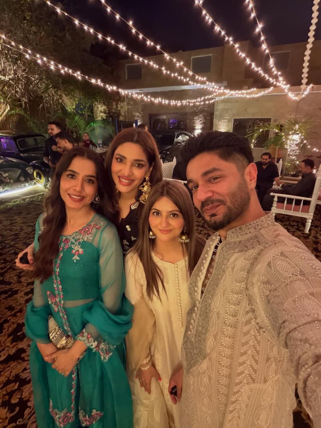 Pictures from Aiman Khan & Minal Khan’s Star Studded Eid Party