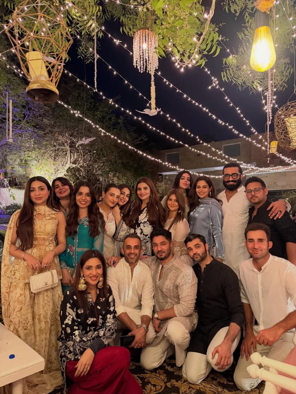 Pictures from Aiman Khan & Minal Khan’s Star Studded Eid Party
