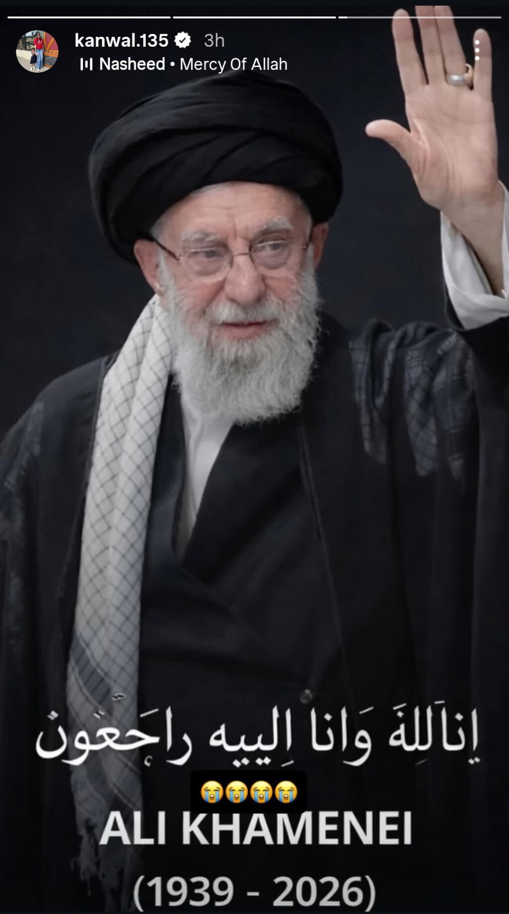 Pakistani Celebrities & Public Mourn Ayatollah Ali Khamenei’s Martyrdom