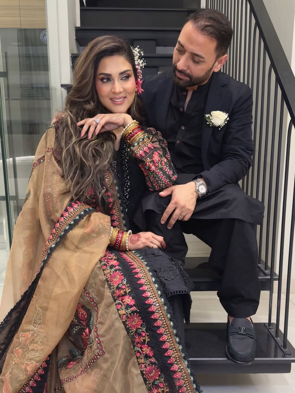 FIza Ali Shares Eid Pictures with Third Husband
