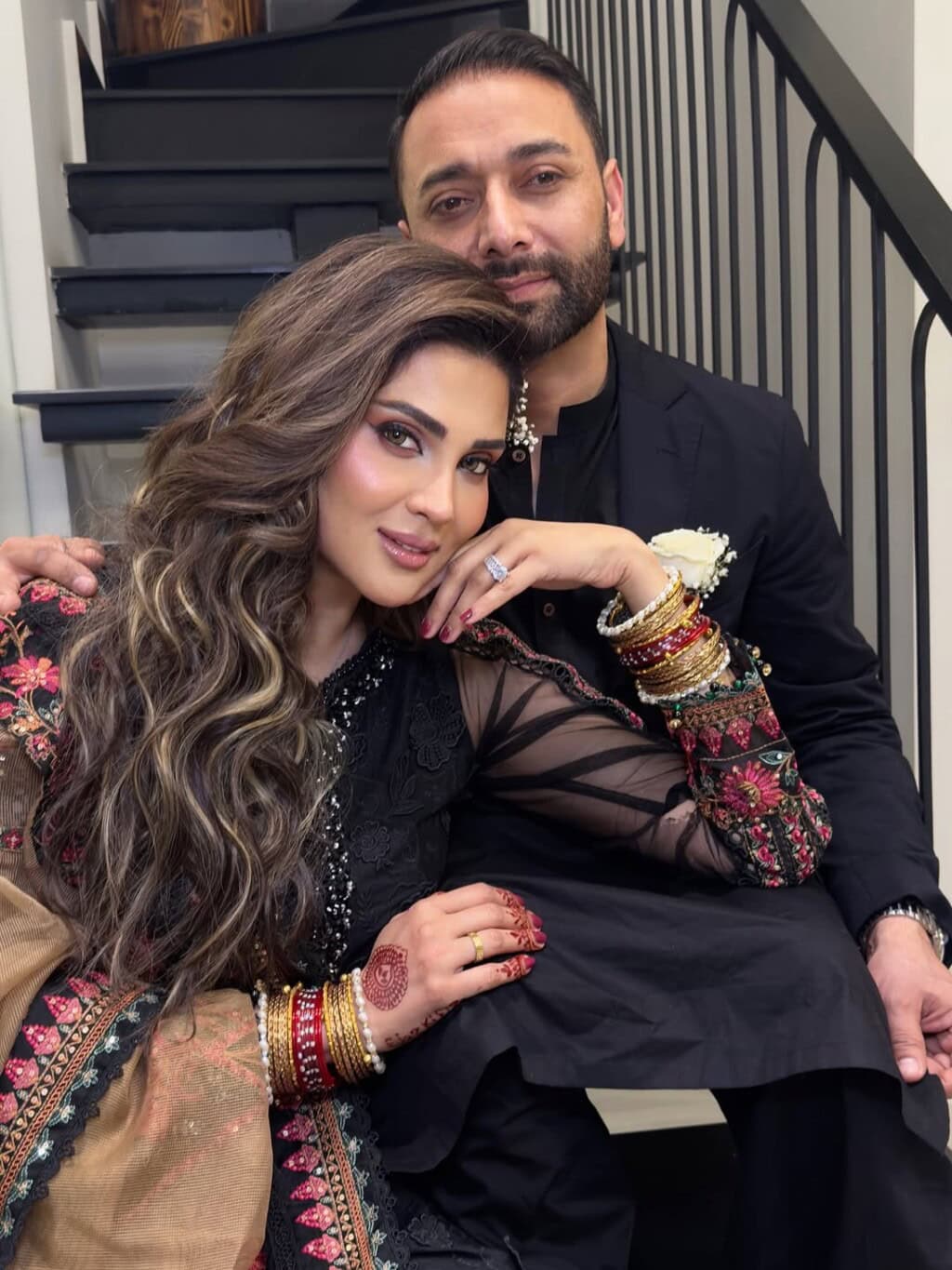 FIza Ali Shares Eid Pictures with Third Husband