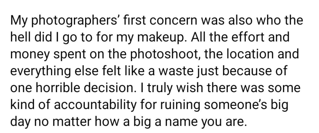 Bridal Client Exposes Natasha Lakhani of Natasha Salon