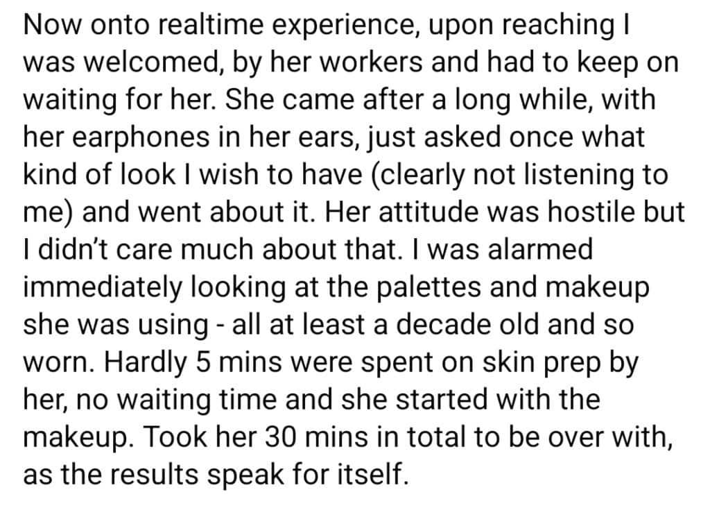 Bridal Client Exposes Natasha Lakhani of Natasha Salon
