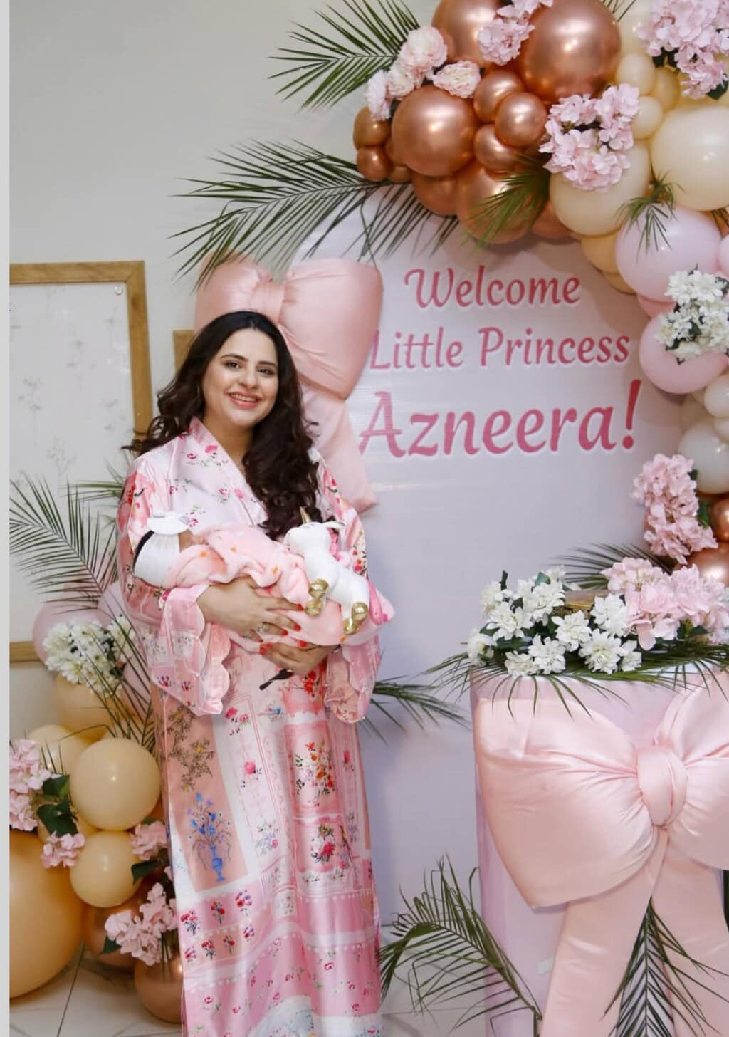 Fatima Effendi & Kunwar Arsalan Daughter Azneera’s Face Reveal