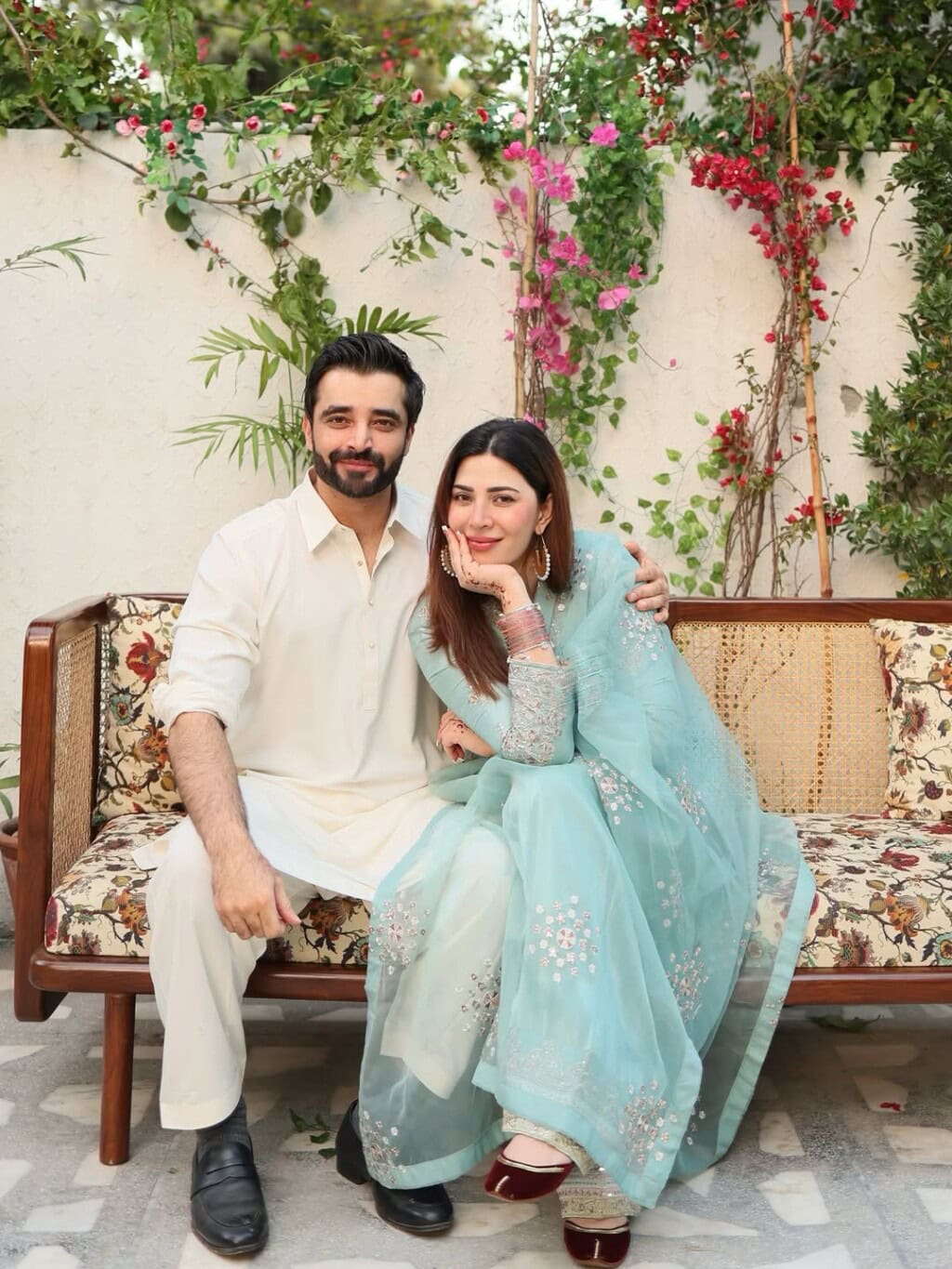 Hamza Ali Abbasi & Naimal Khawar Eid Clicks