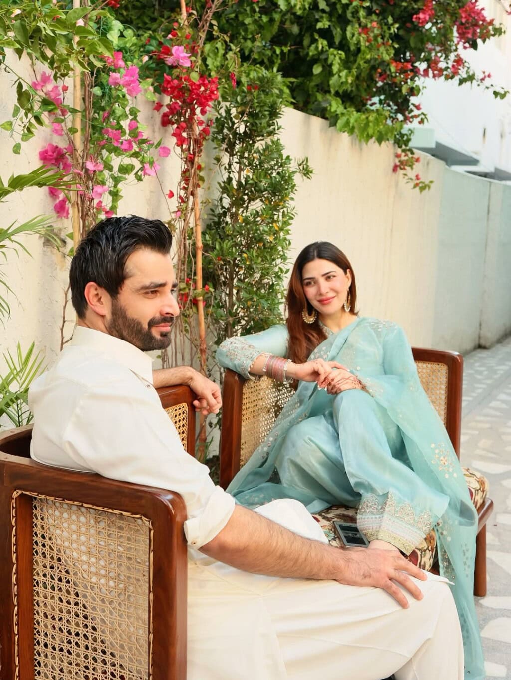 Hamza Ali Abbasi & Naimal Khawar Eid Clicks