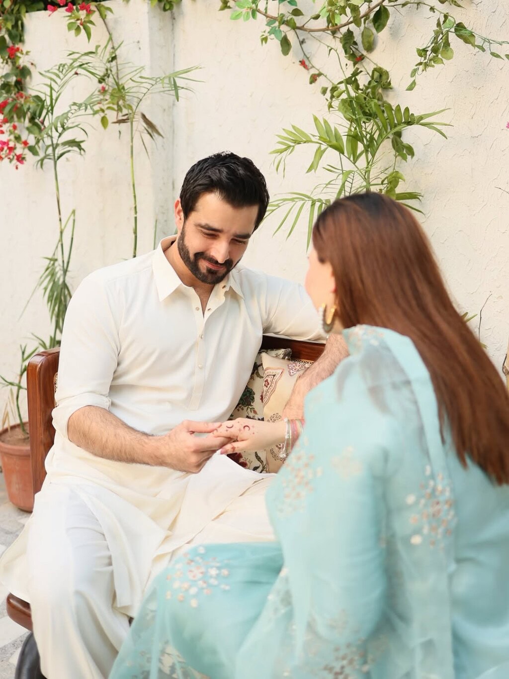 Hamza Ali Abbasi & Naimal Khawar Eid Clicks