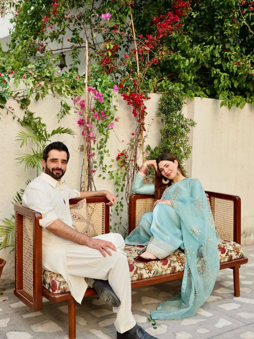 Hamza Ali Abbasi & Naimal Khawar Eid Clicks