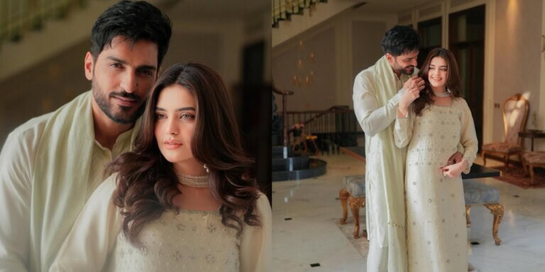 Omer Shahzad & Shanzay Lodhi Stunning Eid Clicks