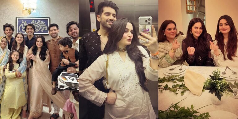 Aiman Khan & Minal Khan’s Eid Family Pictures