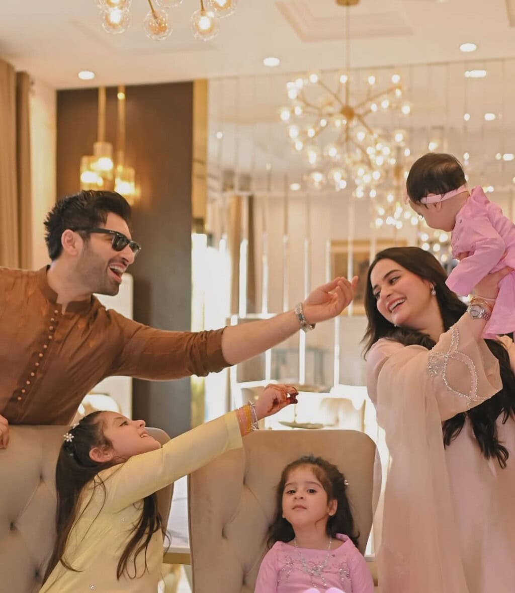 Aiman Khan and Muneeb Butt Eid Pictures