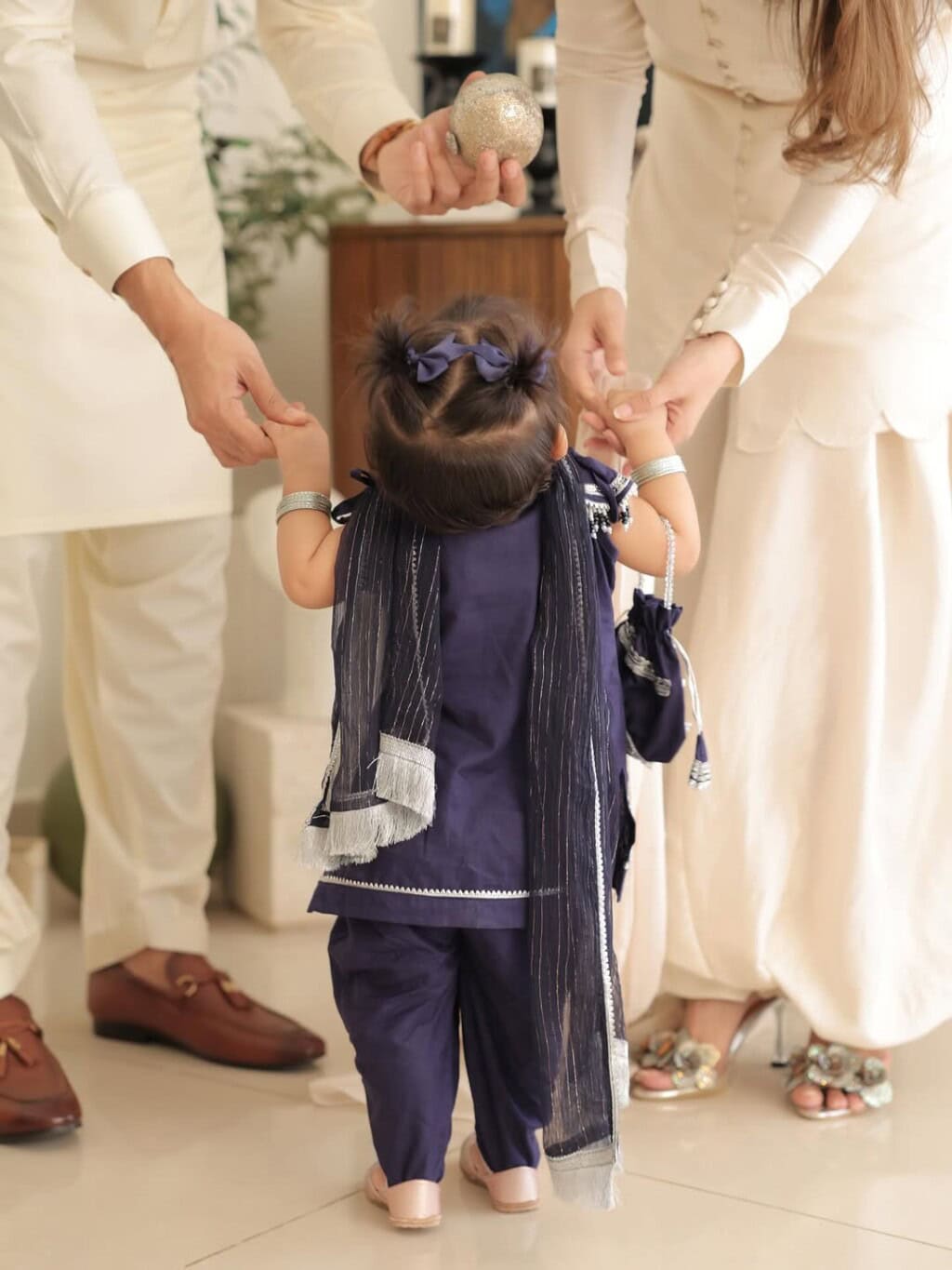 Ali Ansari and Saboor Aly’s Adorable Eid Pictures with Their Daughter