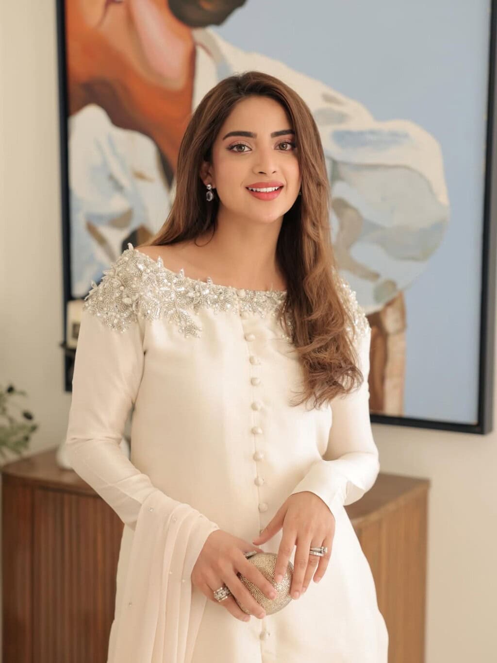Ali Ansari and Saboor Aly’s Adorable Eid Pictures with Their Daughter