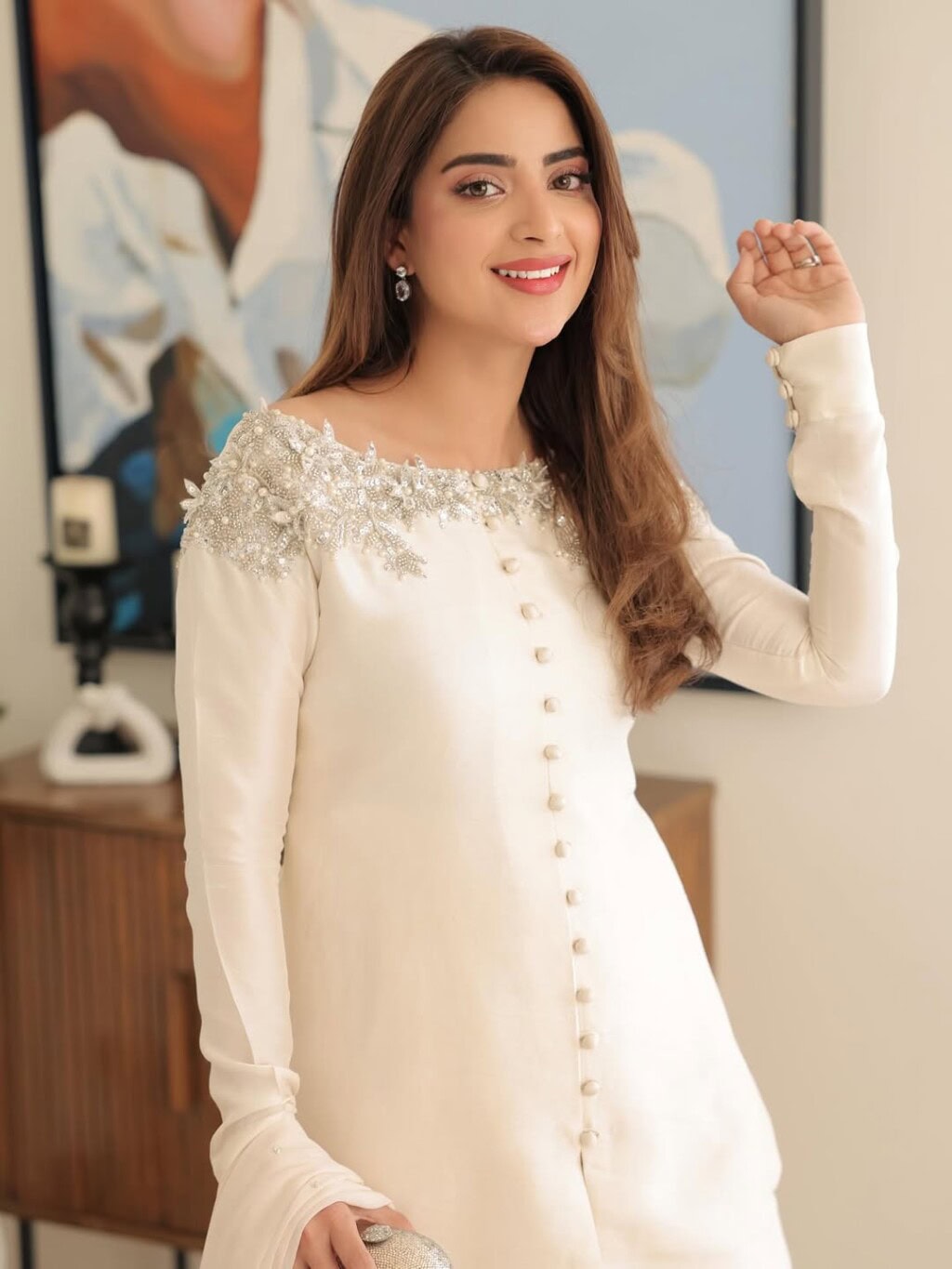 Ali Ansari and Saboor Aly’s Adorable Eid Pictures with Their Daughter