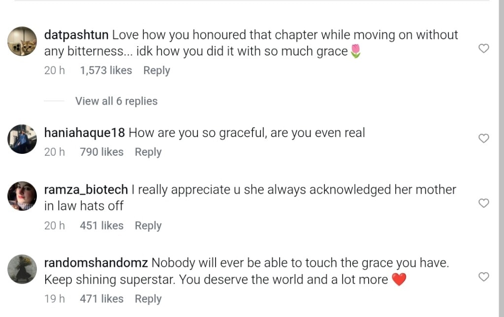 Syra Yousuf Appreciation for Shahroz’s Mother gets applause