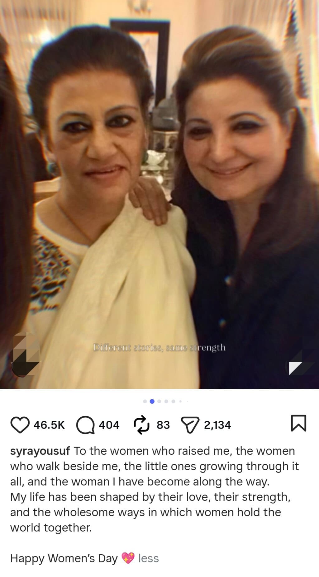 Syra Yousuf Appreciation for Shahroz’s Mother gets applause