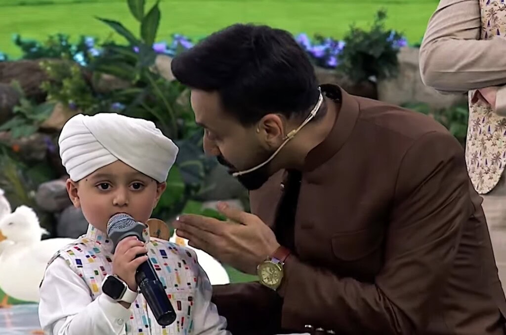 Little Arham Qadri At Ramzan Transmissions Wins Hearts