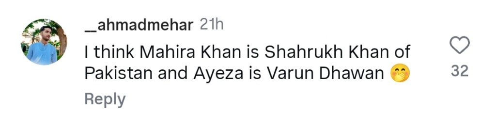 Rabia Anum Says Ayeza Khan Is Shahrukh Khan of Pakistan