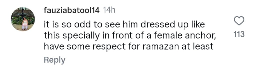 Fahad Mustafa’s Outfit Choice in Recent Interview Disgusts Fans