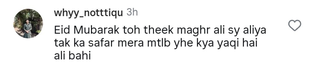 Ali Zafar’s Skirt Like Eid Outfit Gets Trolled