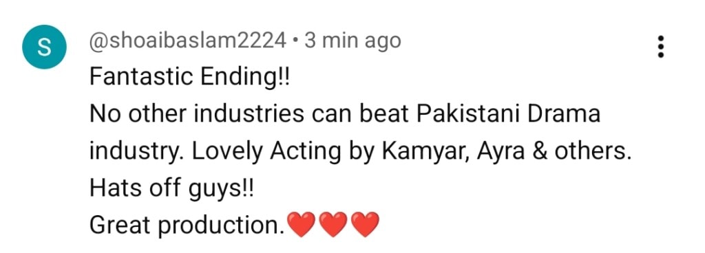 Meri Zindagi Hai Tu Last Episode Public Reaction