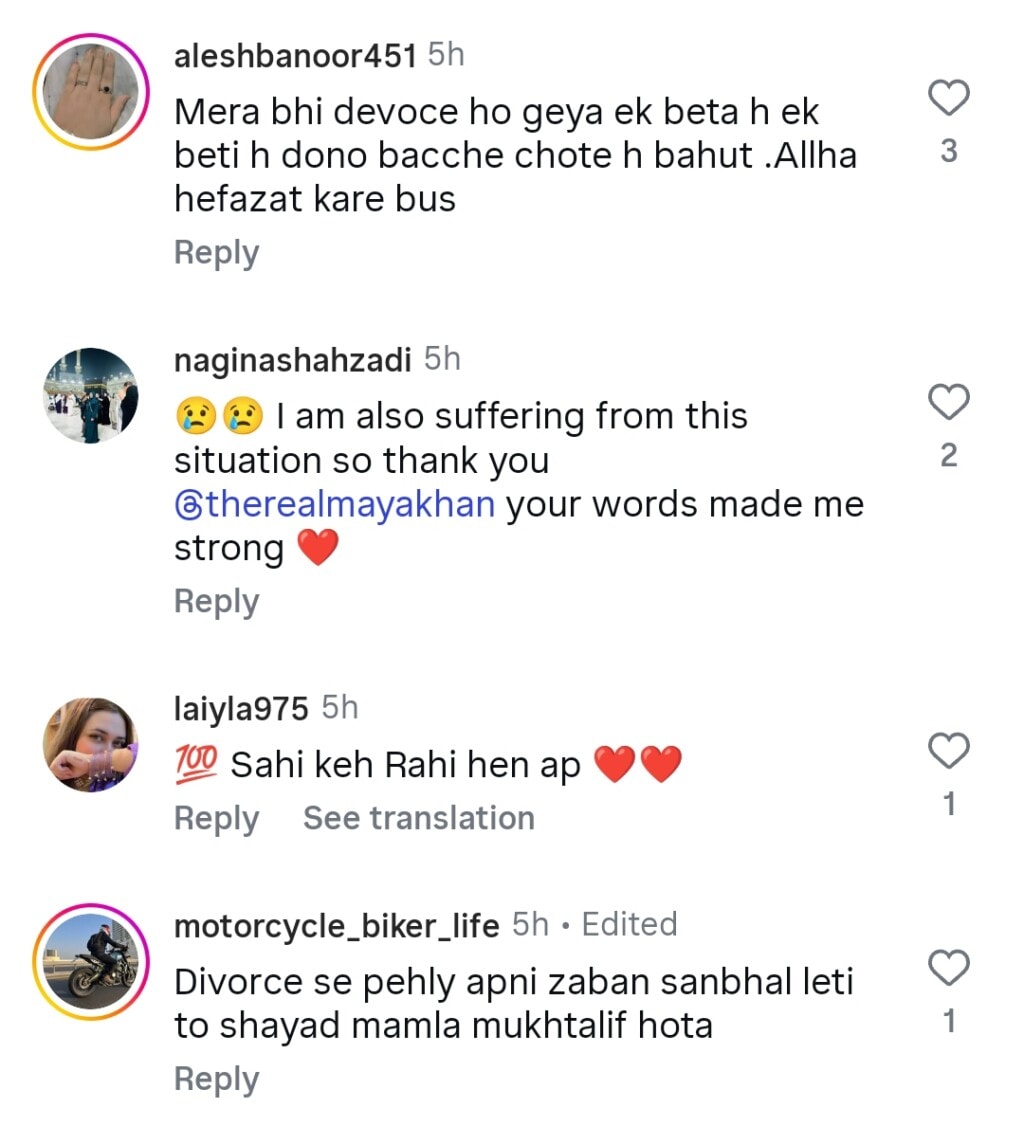 Maya Khan’s Powerful Message for Divorced Women